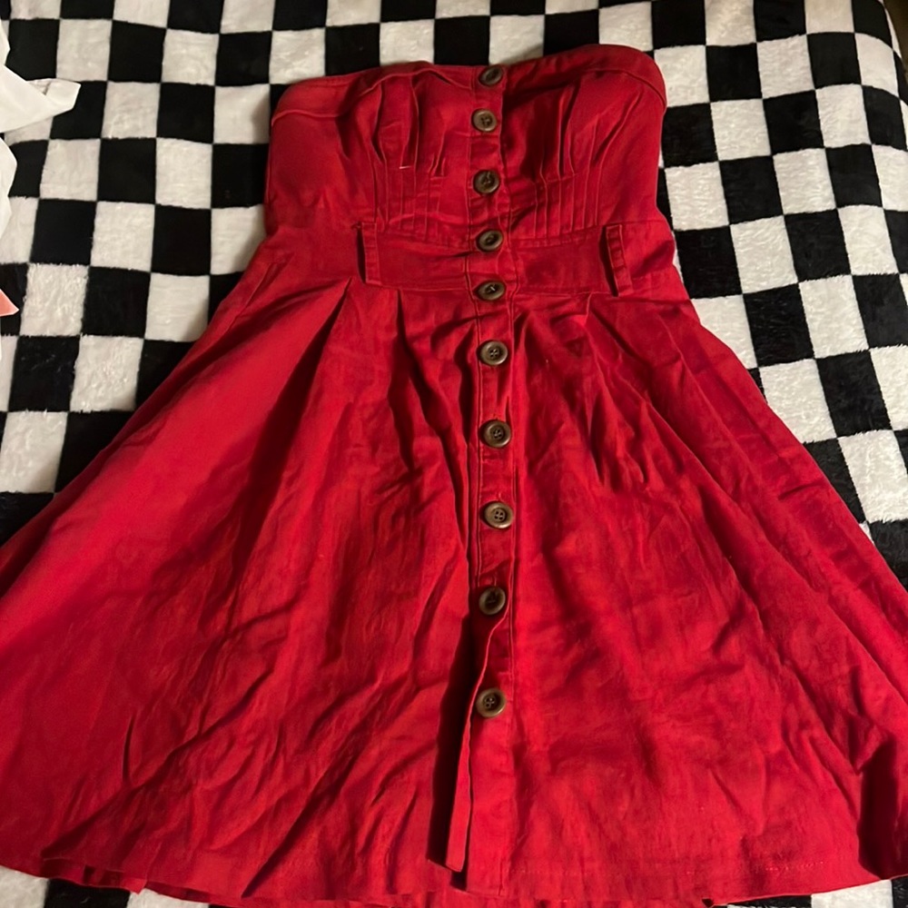 Red dress